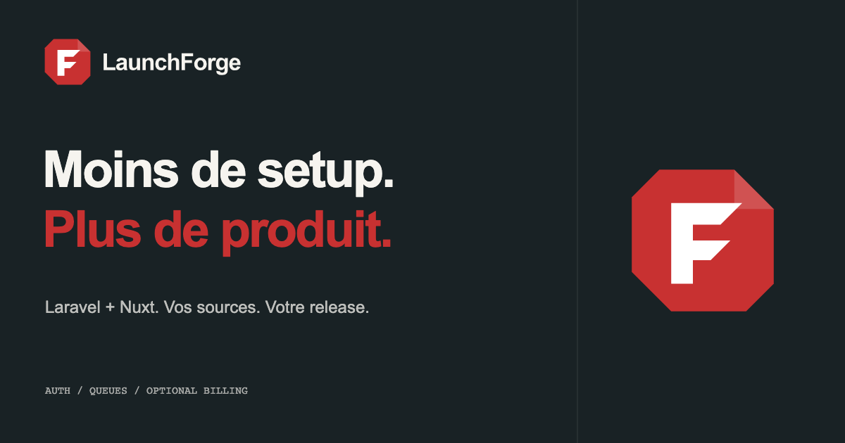 Couverture : Moins de setup. Plus de produit.