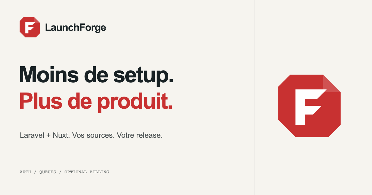 Couverture : Moins de setup. Plus de produit.